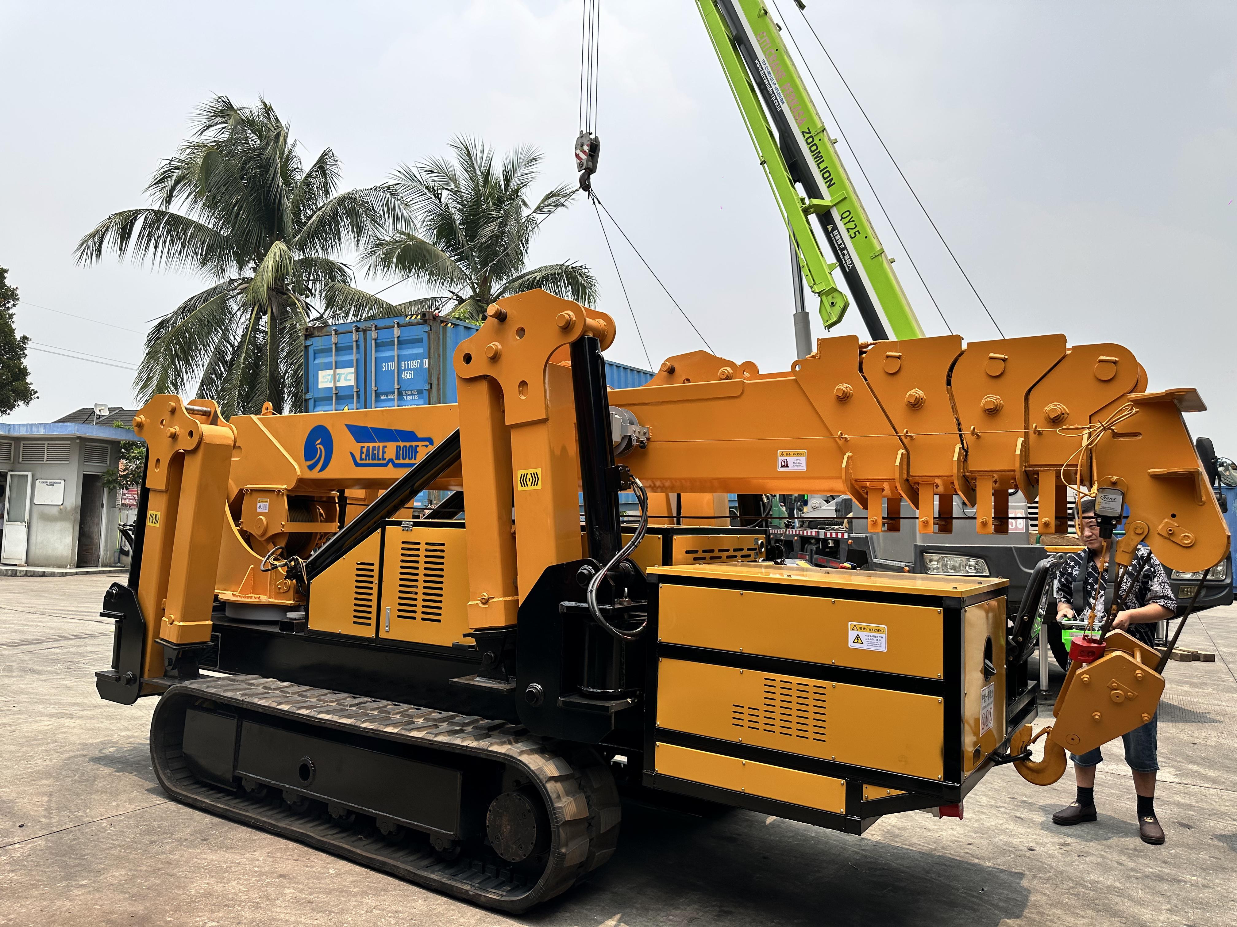 華鷹機(jī)械告訴你什么才叫蜘蛛吊車嗎？